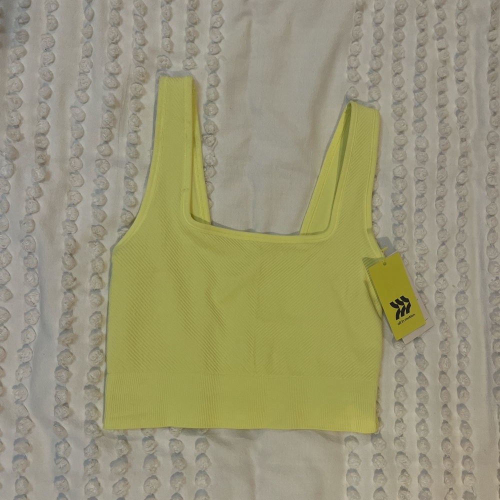 Yellow Women's Crop Top